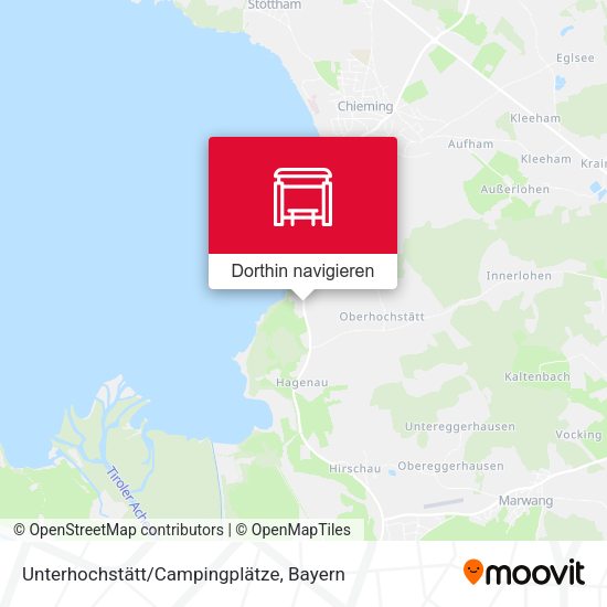 Unterhochstätt/Campingplätze Karte