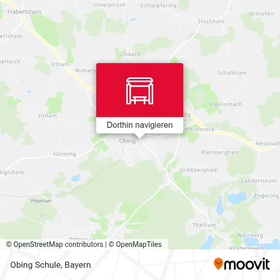 Obing Schule Karte