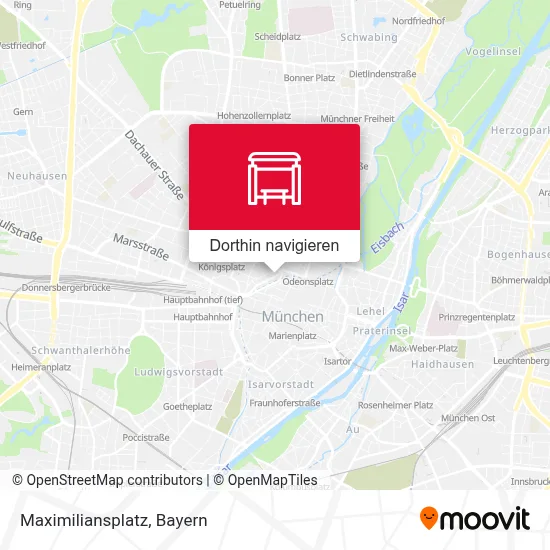Maximiliansplatz Karte
