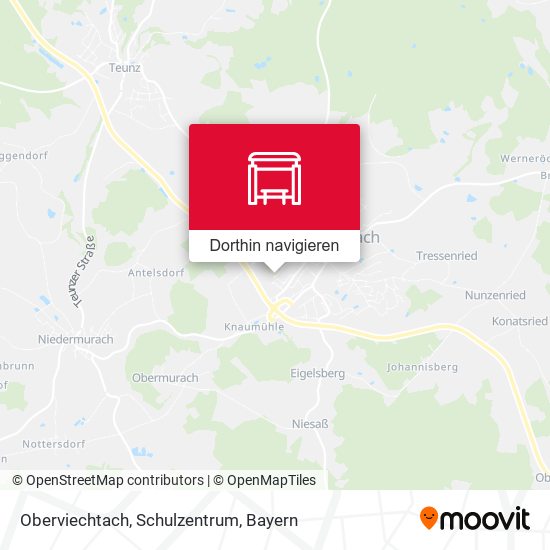 Oberviechtach, Schulzentrum Karte