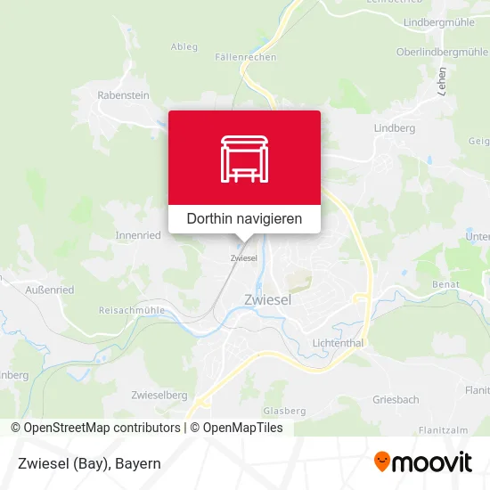 Zwiesel (Bay) Karte