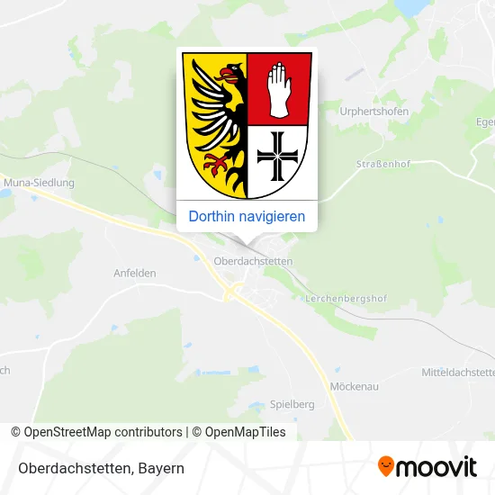 Oberdachstetten Karte
