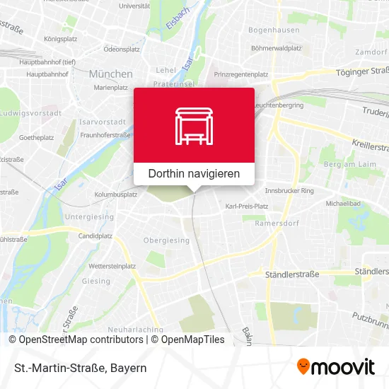 St.-Martin-Straße Karte