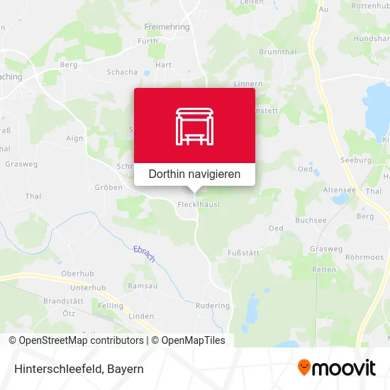 Hinterschleefeld Karte