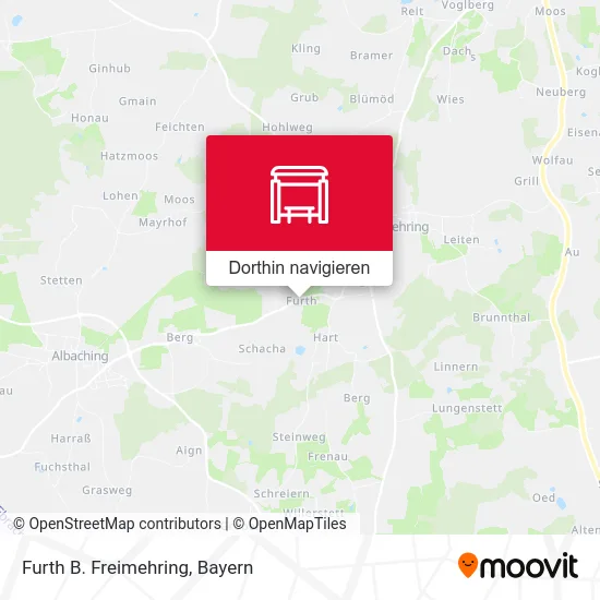 Furth B. Freimehring Karte