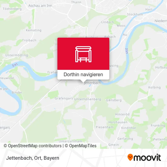 Jettenbach, Ort Karte