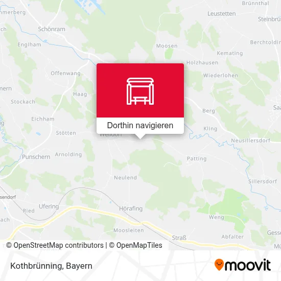 Kothbrünning Karte