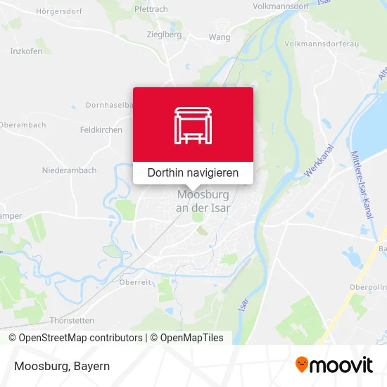 Moosburg Karte
