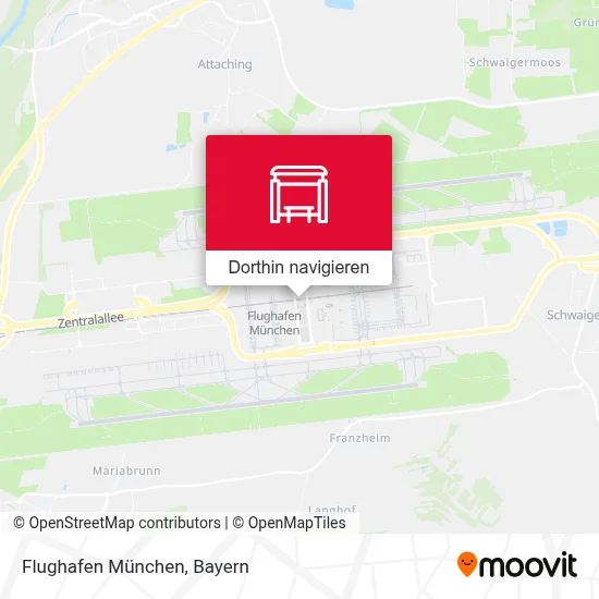 Flughafen München Karte