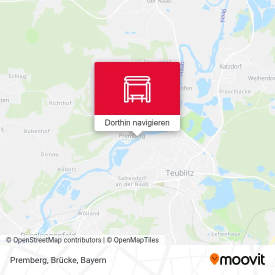 Premberg, Brücke Karte