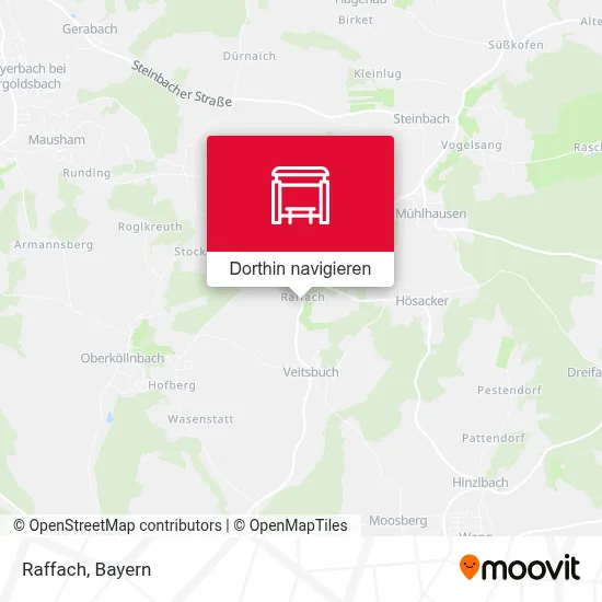 Raffach Karte