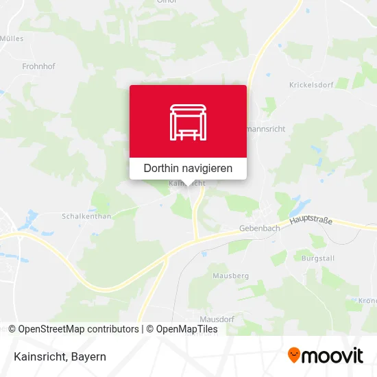 Kainsricht Karte