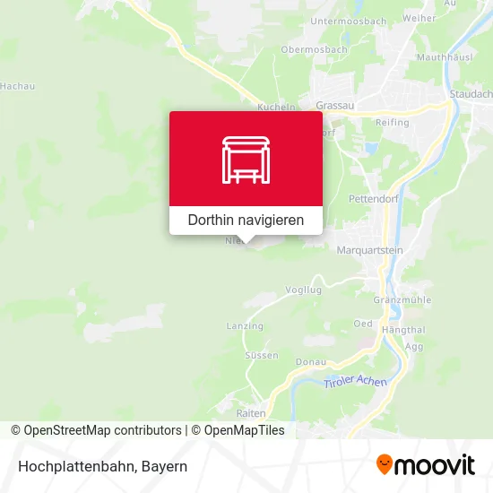 Hochplattenbahn Karte