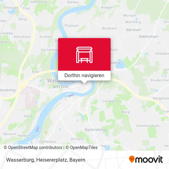 Wasserburg, Heisererplatz Karte