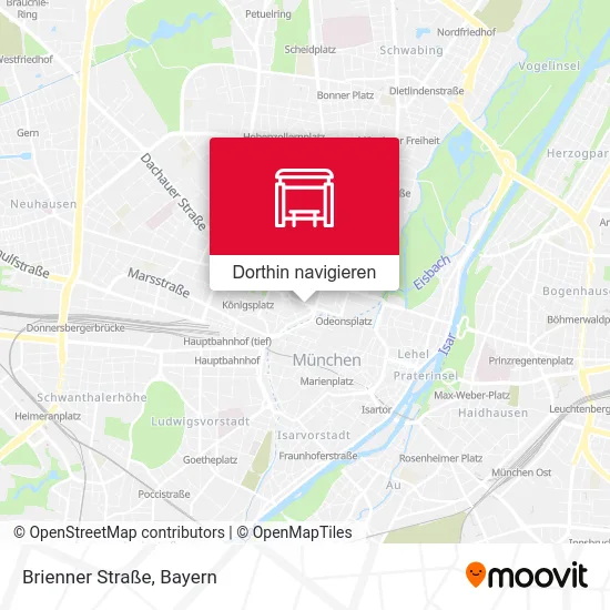 Brienner Straße Karte