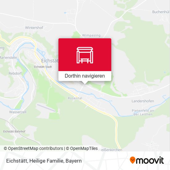 Eichstätt, Heilige Familie Karte
