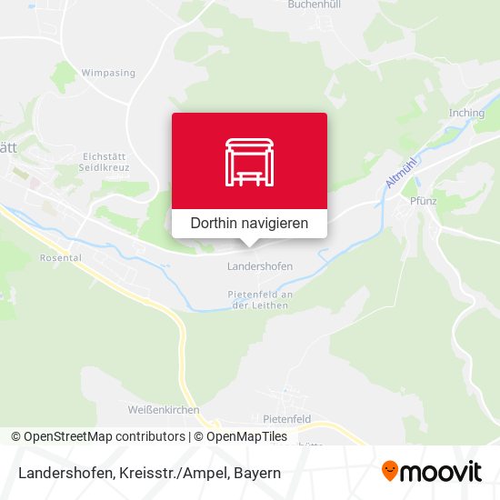 Landershofen, Kreisstr./Ampel Karte