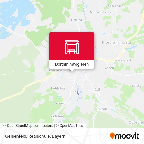 Geisenfeld, Realschule Karte