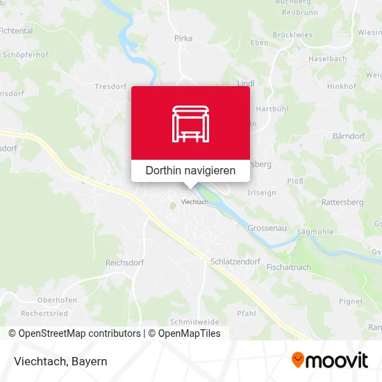 Viechtach Karte