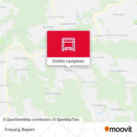 Freyung Karte