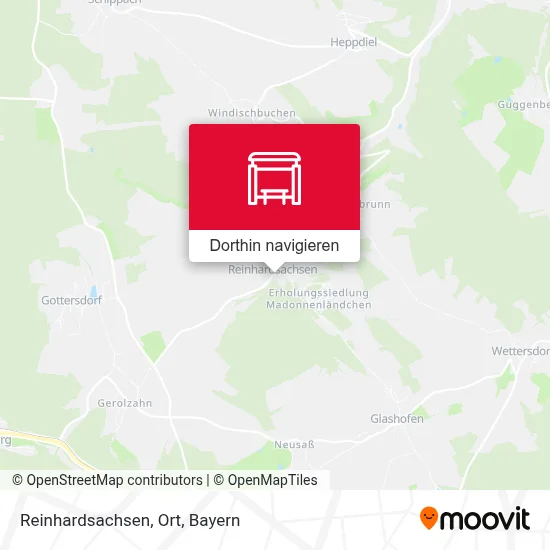 Reinhardsachsen, Ort Karte