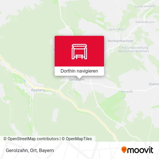Gerolzahn, Ort Karte