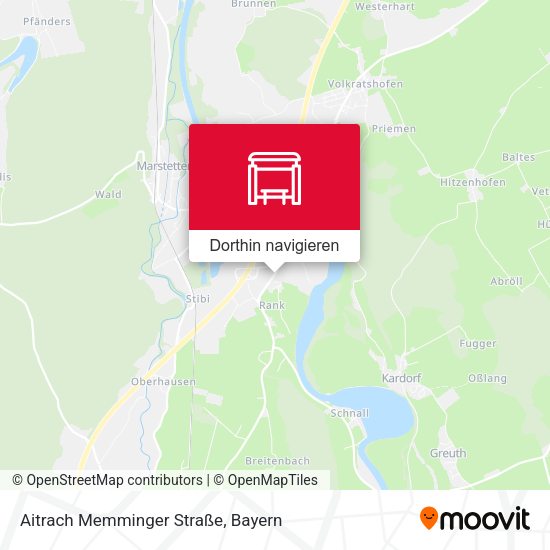 Aitrach Memminger Straße Karte