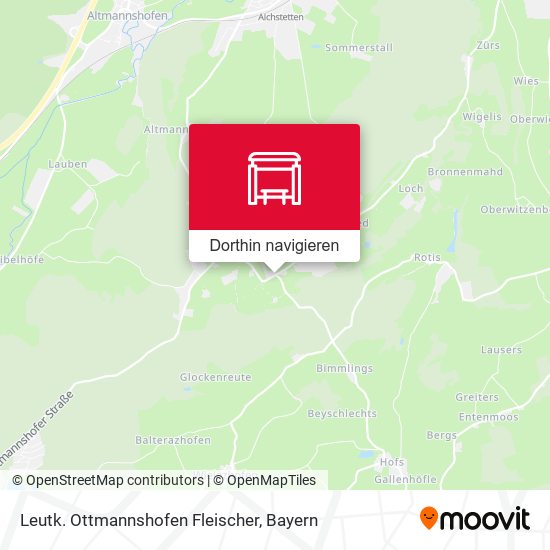 Leutk. Ottmannshofen Fleischer Karte