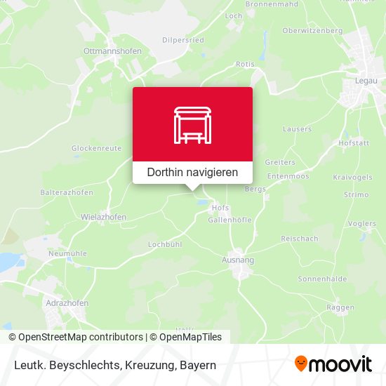 Leutk. Beyschlechts, Kreuzung Karte