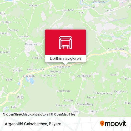 Argenbühl Gaischachen Karte