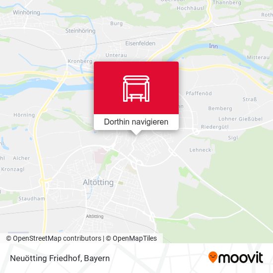 Neuötting Friedhof Karte