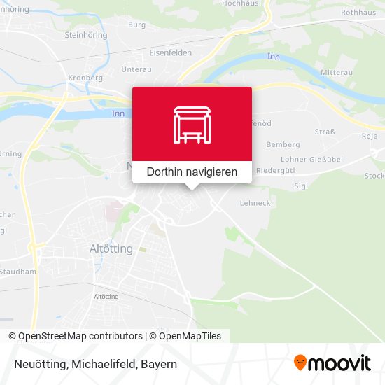 Neuötting, Michaelifeld Karte