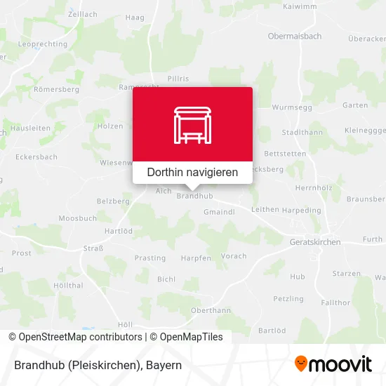 Brandhub (Pleiskirchen) Karte