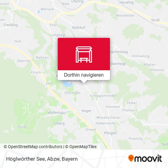 Höglwörther See, Abzw Karte