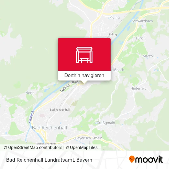 Bad Reichenhall Landratsamt Karte