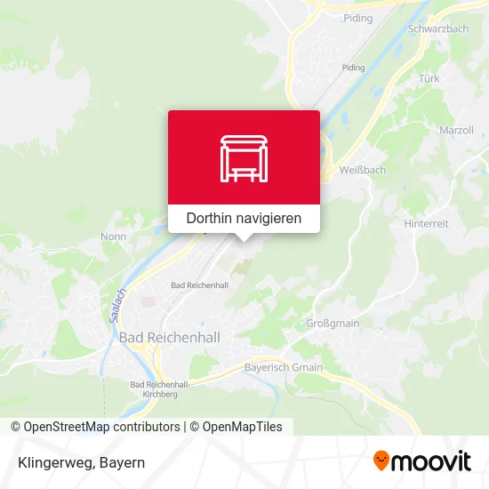 Klingerweg Karte