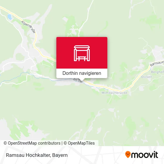 Ramsau Hochkalter Karte