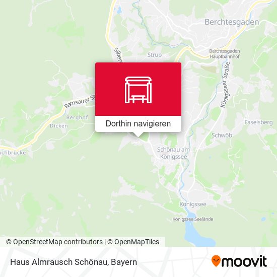 Haus Almrausch Schönau Karte