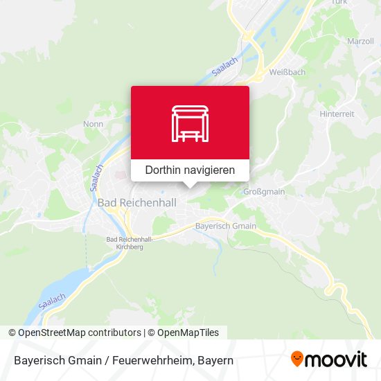 Bayerisch Gmain / Feuerwehrheim Karte