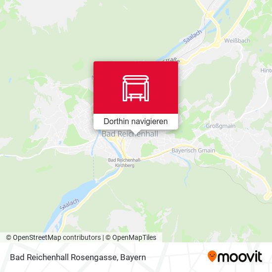 Bad Reichenhall Rosengasse Karte
