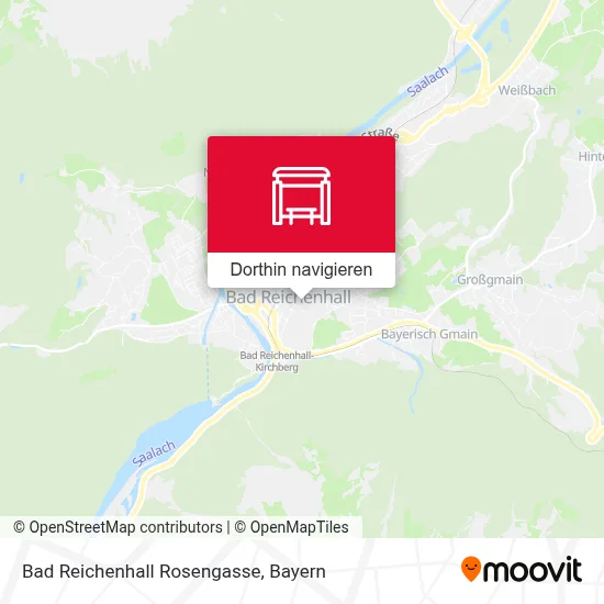 Bad Reichenhall Rosengasse Karte
