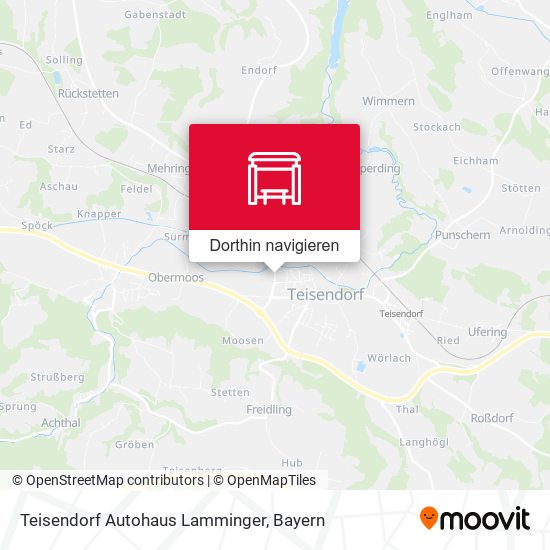 Teisendorf Autohaus Lamminger Karte