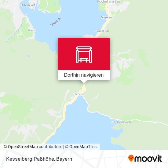 Kesselberg Paßhöhe Karte