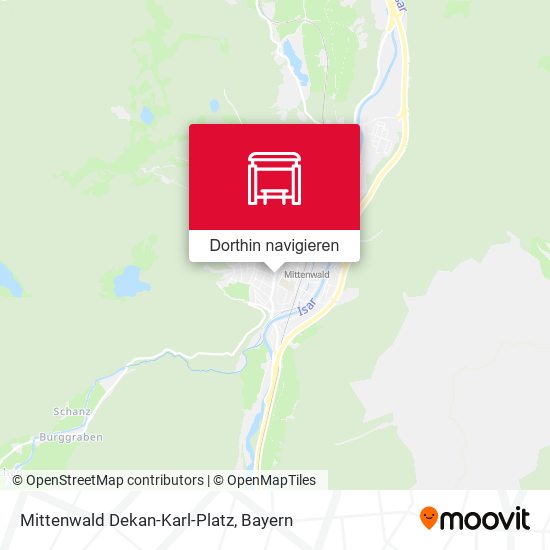 Mittenwald Dekan-Karl-Platz Karte