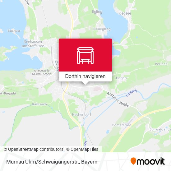 Murnau Ukm/Schwaigangerstr. Karte