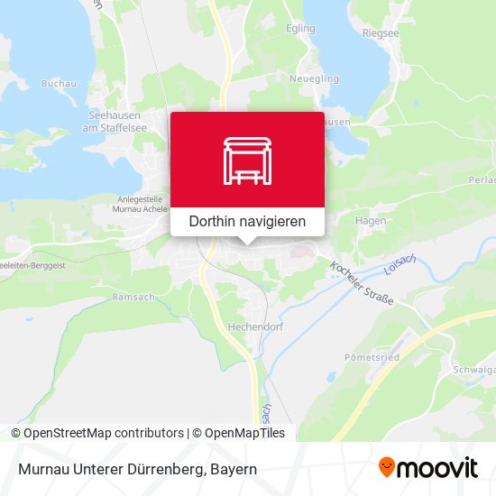Murnau Unterer Dürrenberg Karte