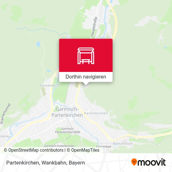 Partenkirchen, Wankbahn Karte