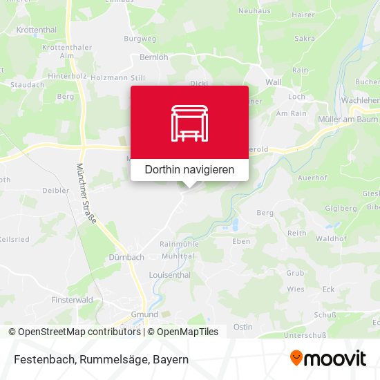 Festenbach, Rummelsäge Karte