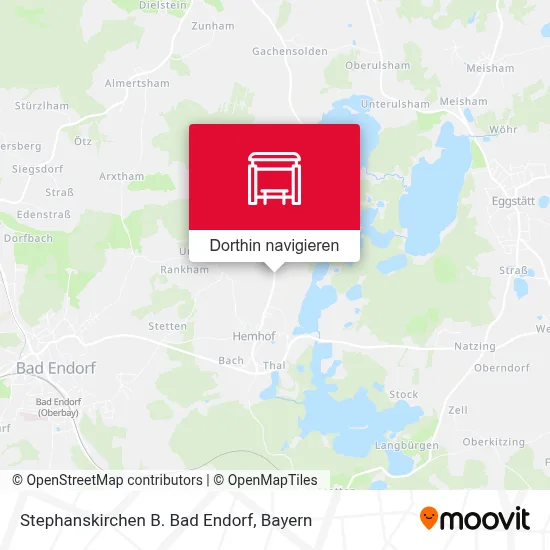 Stephanskirchen B. Bad Endorf Karte