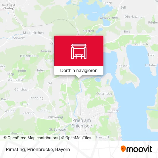 Rimsting, Prienbrücke Karte